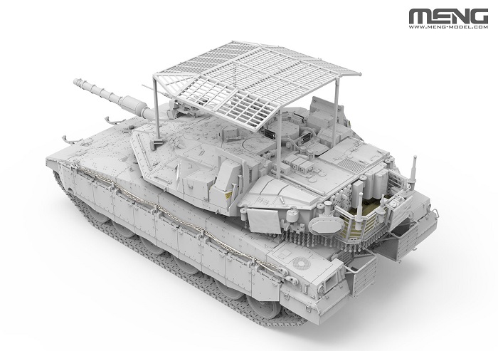 TS-056 MENG Model Танк Merkava Mk.4M с дополнительно бронированной крышей 1/35