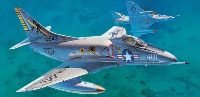 07222 Hasegawa Самолет A-4C Skyhawk 1/48