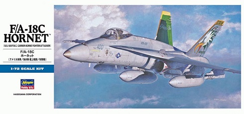 00438 Hasegawa Американский палубный истребитель-бомбардировщик F/A -18C HORNET 1/72