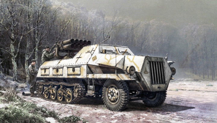 6546 Italeri Бронетранспортер 15 cm. PANZERWERFER 42 Sd.Kfz. 4/1 1/35