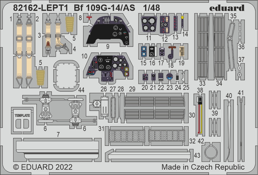 82162 Eduard Самолет Bf 109G-14/AS (ProfiPACK) 1/48