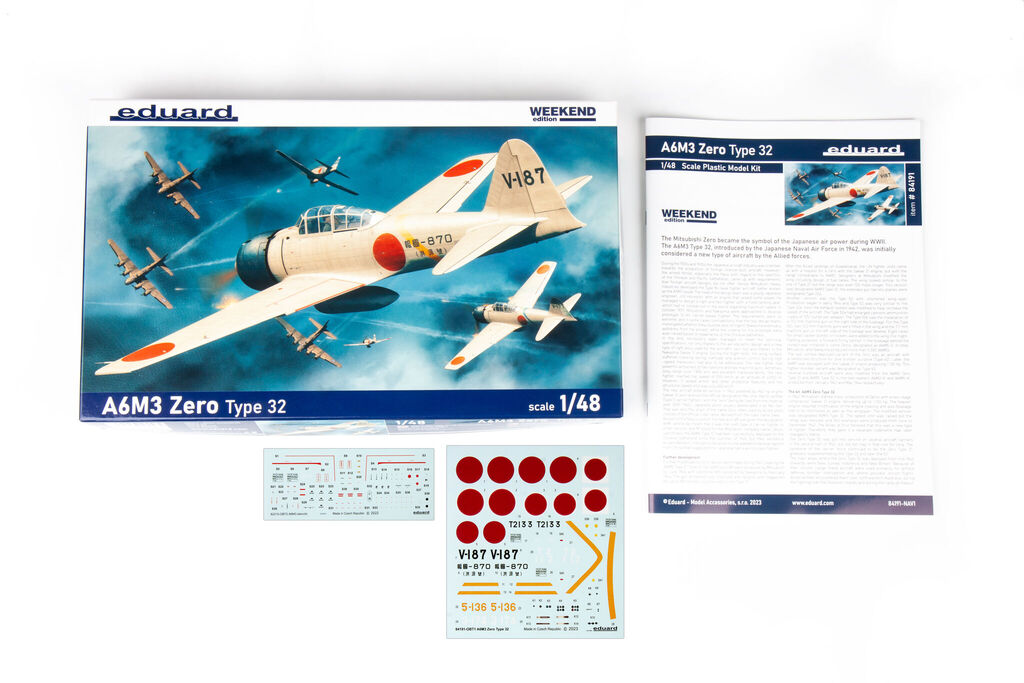 84191 Eduard Самолет A6M3 Zero Type 32 (Weekend) 1/48