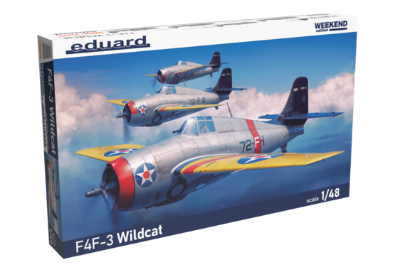 84193 Eduard Самолет F4F-3 Wildcat (Weekend) 1/48