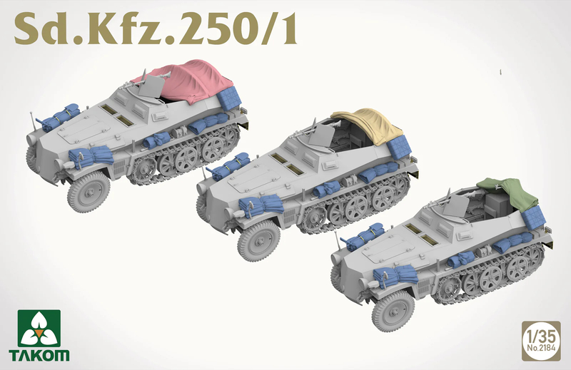 2184 Takom Бронетранспортер Sd.Kfz. 250/1 1/35