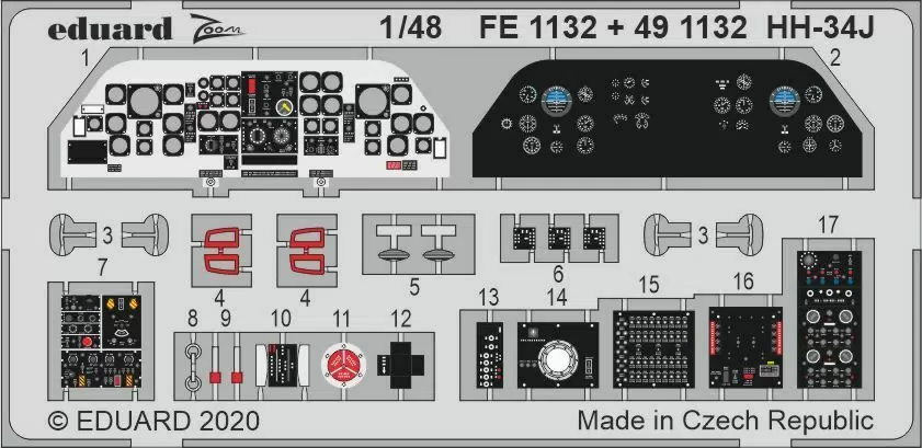 FE1132 Eduard HH-34J Interior (Trumpeter) 1/48