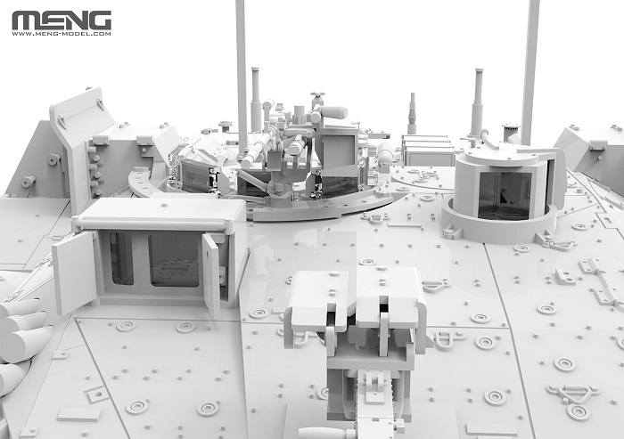 TS-056 MENG Model Танк Merkava Mk.4M с дополнительно бронированной крышей 1/35
