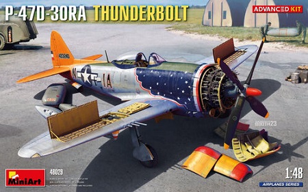 48029 MiniArt Самолет P-47D-30RA Thunderbolt (Advanced Kit) 1/48