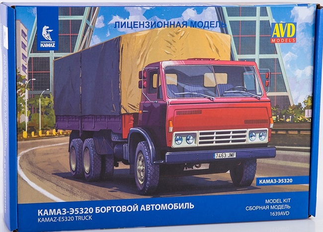 1639AVD AVD Models Бортовой автомобиль КАМАЗ-Э5320 1/43