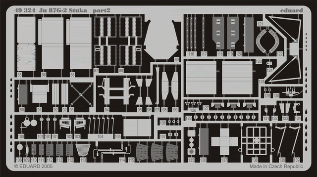 49324 Eduard Фототравление для Ju 87G-2 Stuka (for Hasegawa) 1/48