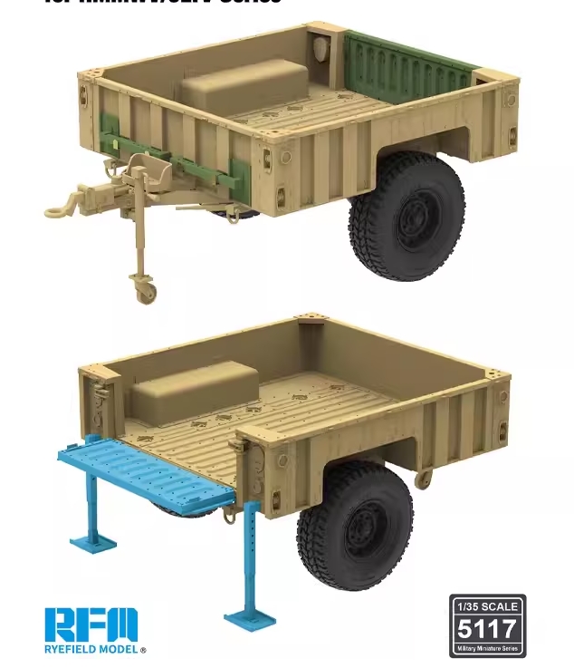 5117 RFM Прицеп M1101/M1102 для HMMWV/JLTV 1/35