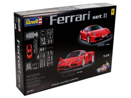 05707 Revell Подарочный набор c красками атомобили "Ferrari Enzo & F430" Масштаб 1/24