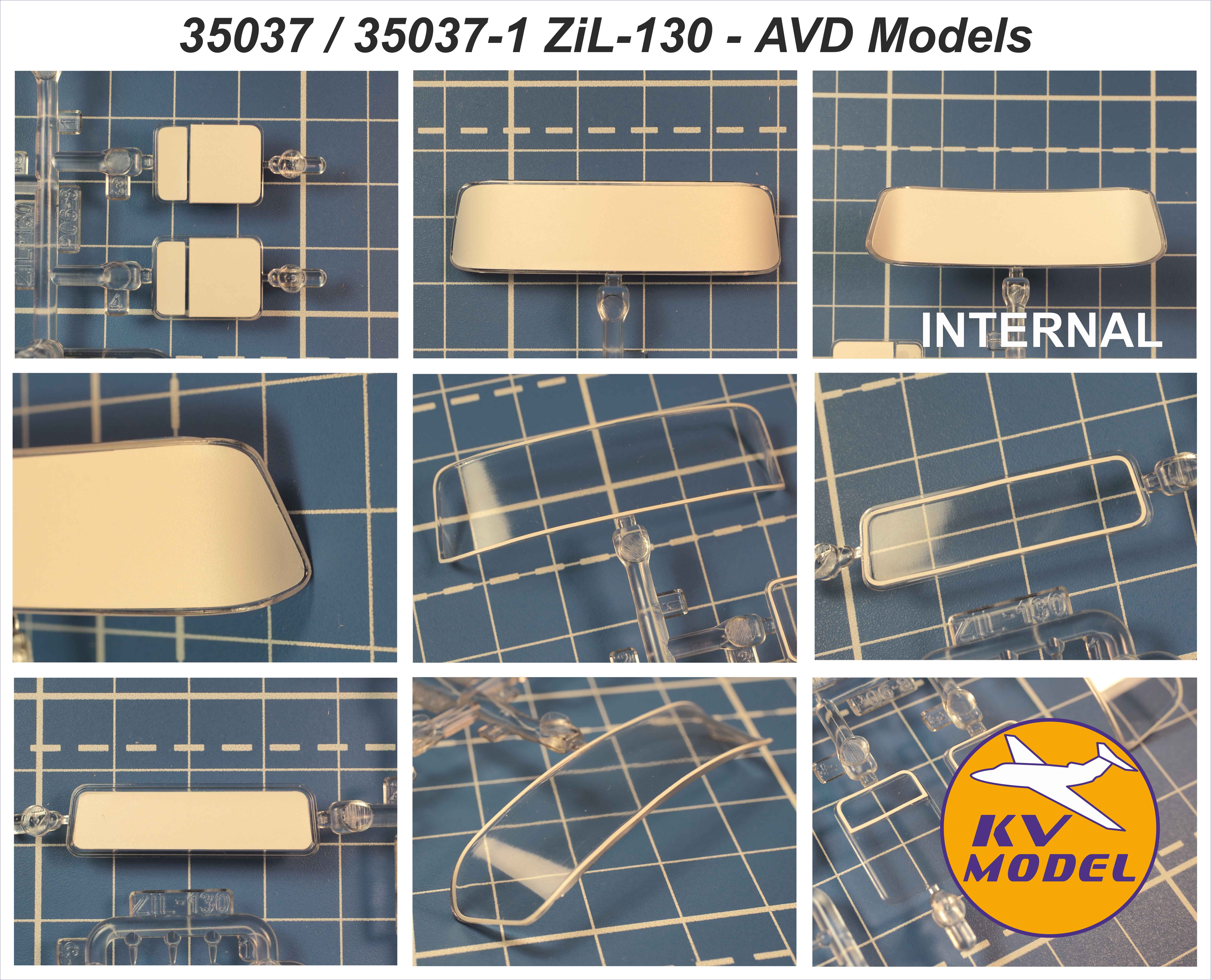 35037 KV Models Окрасочные маски для ЗиЛ-130 (AVD Models) 1/35