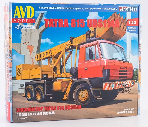 1431AVD AVD Models Экскаватор TATRA 815 UDS114A 1/43