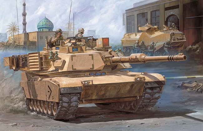 13430 Academy Танк M1A1 1/72