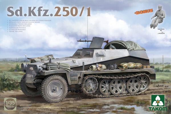 2184 Takom Бронетранспортер Sd.Kfz. 250/1 1/35