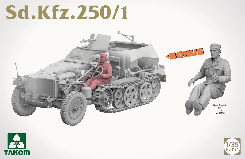 2184 Takom Бронетранспортер Sd.Kfz. 250/1 1/35