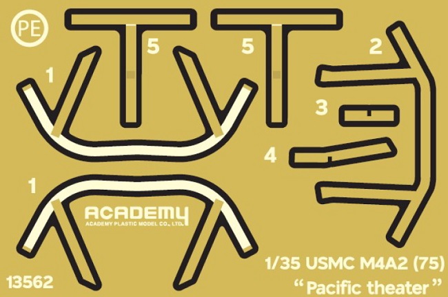 13562 Academy Танк M4A2 (75) “Pacific Theater” 1/35