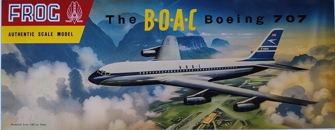 349P FROG (Replica) Boeing 707  the B.O.A.C 1/144