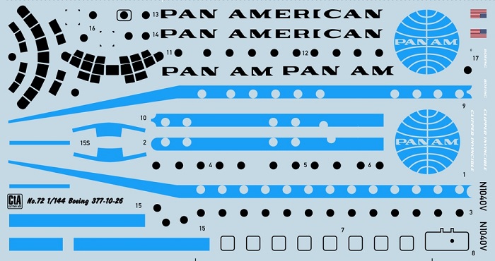 CTA-072 CtA Boeing 377 Stratocruiser 1/144