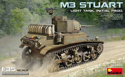 35425 MiniArt Танк M3 Stuart (Inital Prod.) 1/35