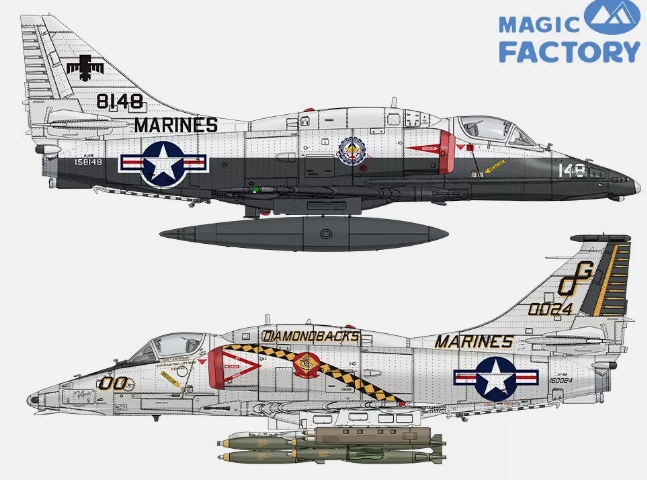 5002 Magic Factory Самолет A-4M Skyhawk 1/48